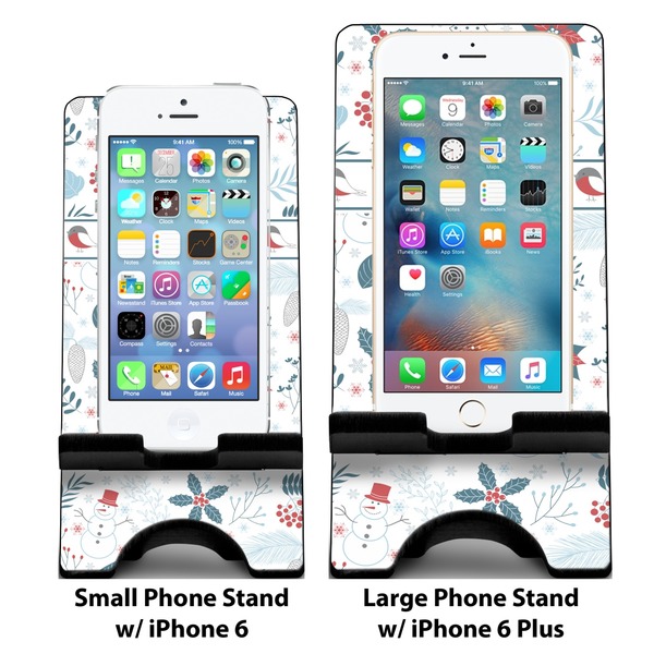 Winter Compare Phone Stand Sizes - with iPhones
