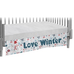 Winter Crib Skirt (Personalized)