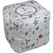 Winter Cube Poof Ottoman (Top)
