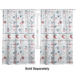 Winter Snowman Curtain Panel - Custom Size