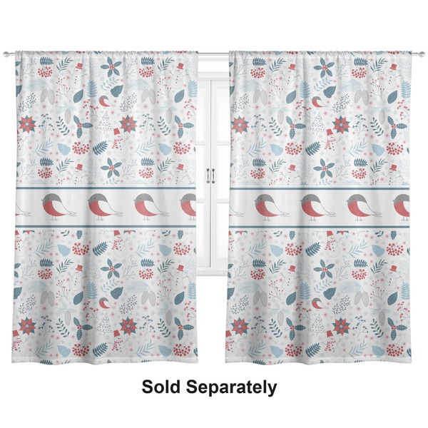 Custom Winter Snowman Curtain Panel - Custom Size