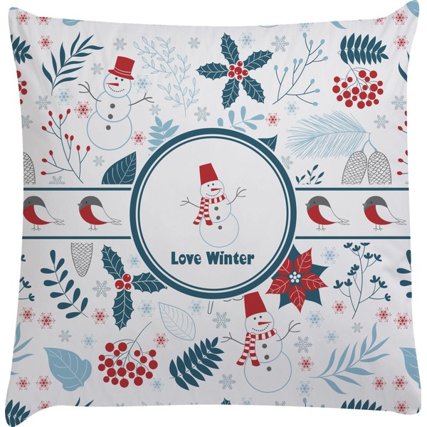 Custom Winter Decorative Pillow Case (Personalized)