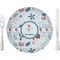 Winter 10" Glass Lunch / Dinner Plates - Single or Set (Personalized)