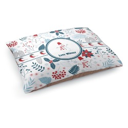Winter Snowman Dog Bed - Medium