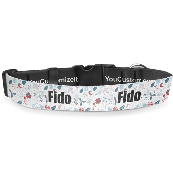 Custom Winter Deluxe Dog Collar (Personalized)