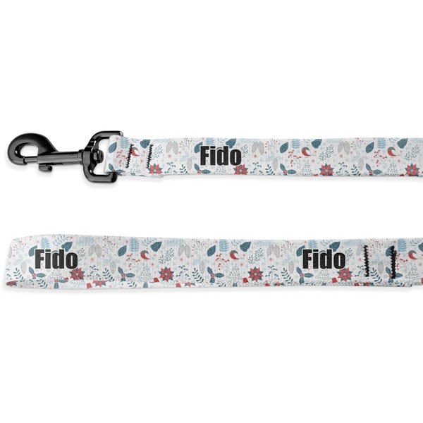 Custom Winter Deluxe Dog Leash - 4 ft (Personalized)