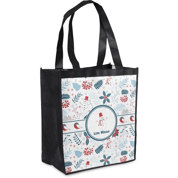 Custom Winter Grocery Bag (Personalized)