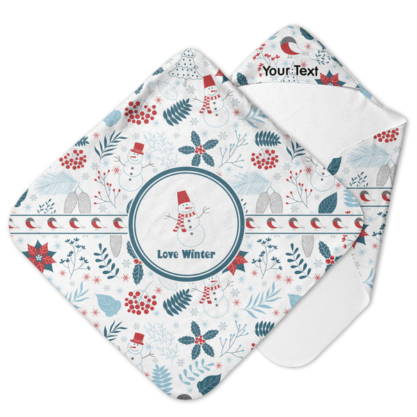 Custom Winter Hooded Baby Towel (Personalized)