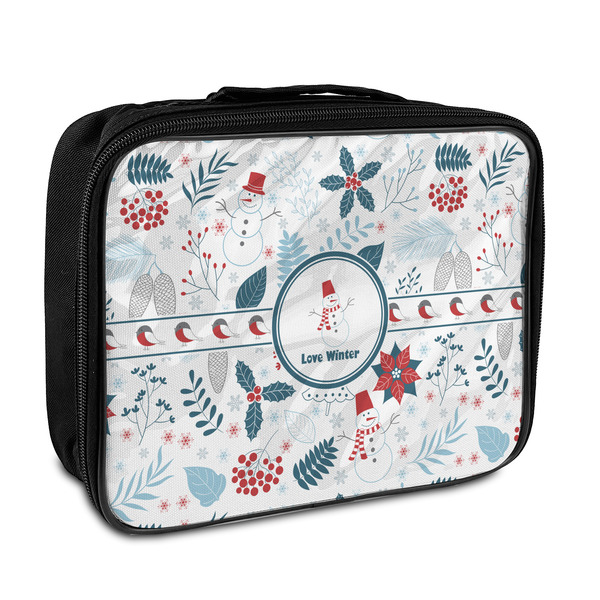 Custom Winter Insulated Lunch Bag (Personalized)