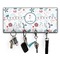 Winter Key Hanger w/ 4 Hooks w/ Graphics and Text