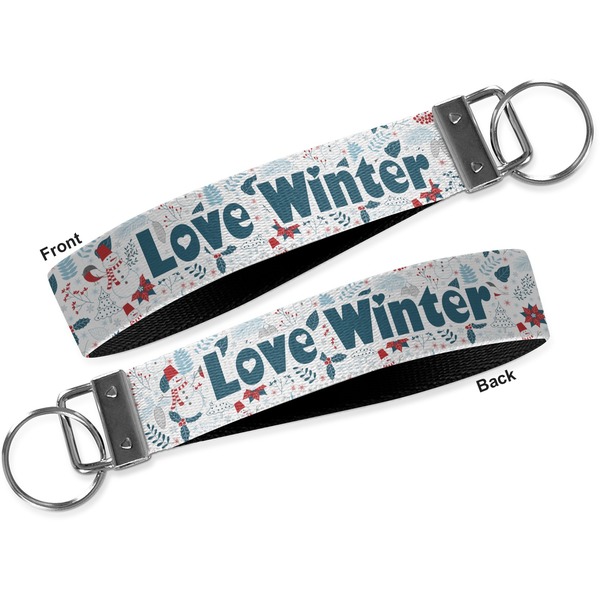 Winter Key-chain - Metal and Nylon - Front and Back