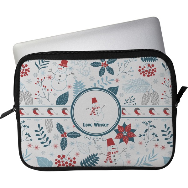Custom Winter Laptop Sleeve / Case - 13" (Personalized)