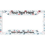 Winter License Plate Frame - Style A
