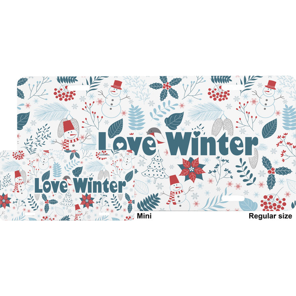 Winter License Plate (Sizes)