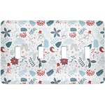 Winter Light Switch Cover (4 Toggle Plate)