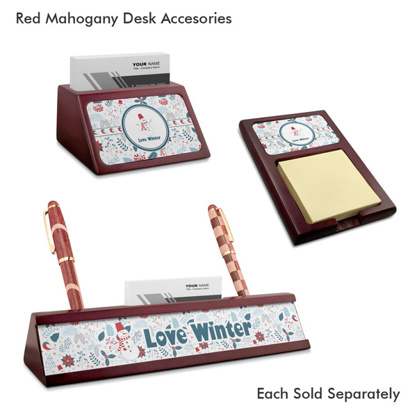 Winter Mahogany Desk Accessories