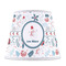 Winter Snowman Poly Film Empire Lampshade - Front View
