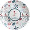 Winter Melamine Plate (Personalized)