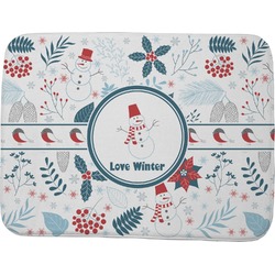 Winter Memory Foam Bath Mat - 48"x36" (Personalized)