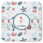 Winter Memory Foam Bath Mat - 48"x48" (Personalized)