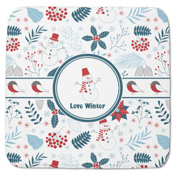 Winter Memory Foam Bath Mat - 48"x48" (Personalized)