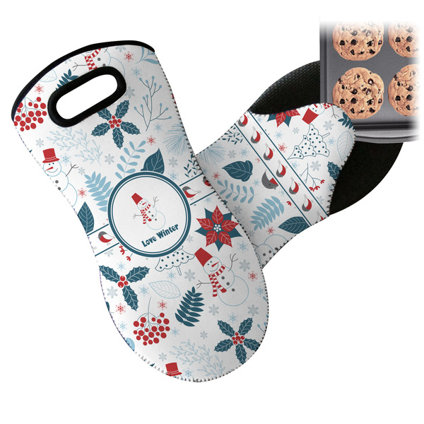 Winter Neoprene Oven Mitt