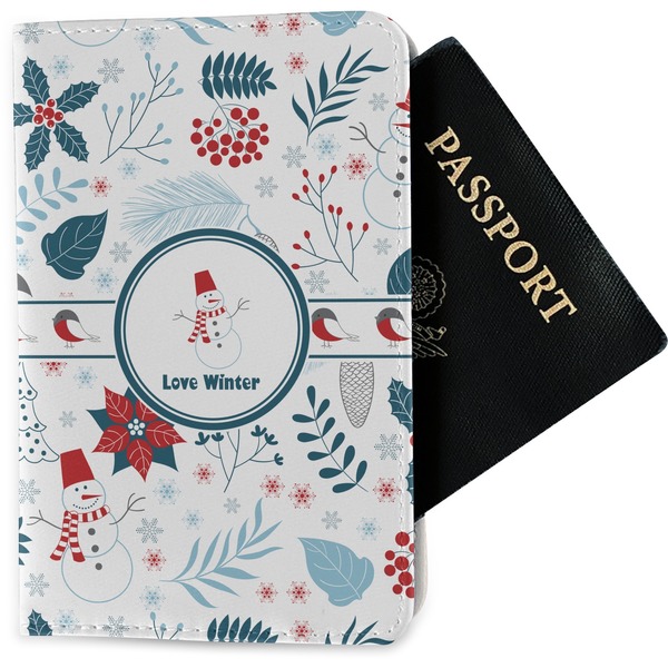 Custom Winter Passport Holder - Fabric (Personalized)