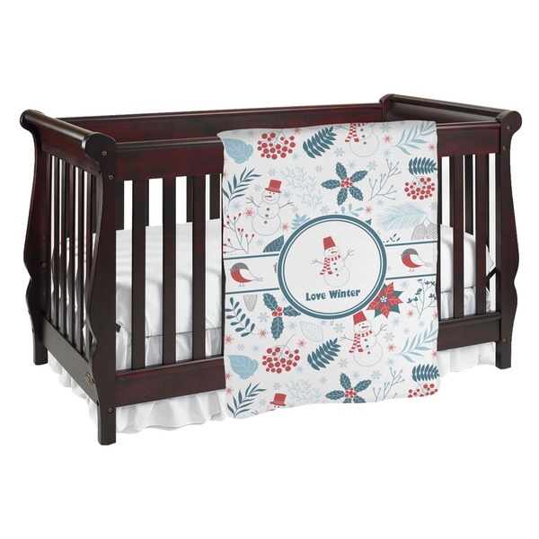 Custom Winter Baby Blanket (Personalized)