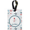 Winter Plastic Luggage Tag - Rectangular