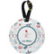 Winter Personalized Round Luggage Tag