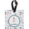 Winter Plastic Luggage Tag - Square