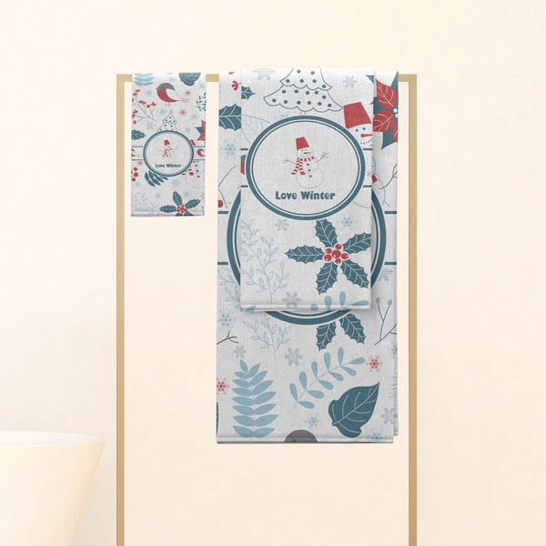 Winter Personalized Towel Set