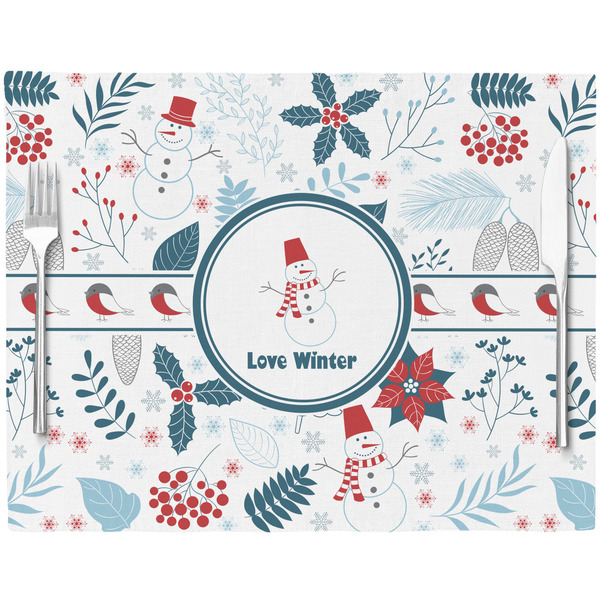 Winter Placemat with Props