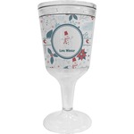 Winter Wine Tumbler - 11 oz Plastic (Personalized)
