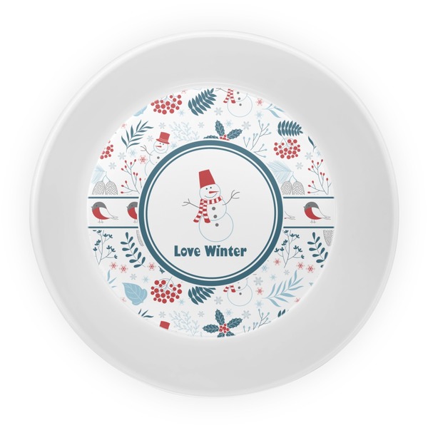Winter Melamine Bowl - Center