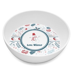 Winter Melamine Bowl - 8 oz (Personalized)