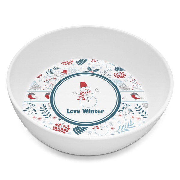 Custom Winter Melamine Bowl - 8 oz (Personalized)