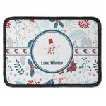 Winter Iron On Rectangle Patch