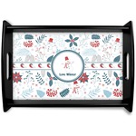 Winter Black Wooden Tray - Small (Personalized)