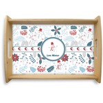 Winter Natural Wooden Tray - Small (Personalized)
