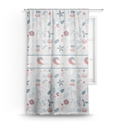 Winter Sheer Curtain - 50"x84" (Personalized)