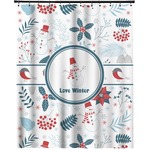 Winter Extra Long Shower Curtain - 70"x84" (Personalized)