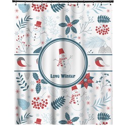 Winter Extra Long Shower Curtain - 70"x84" (Personalized)