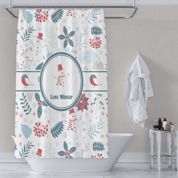 Winter Shower Curtain Lifestyle