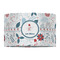 Winter Snowman 12" Drum Lampshade - FRONT (Fabric)