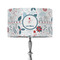 Winter Snowman 12" Drum Lamp Shade - Fabric
