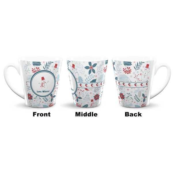 Winter Snowman 12 Oz Latte Mug - Approval