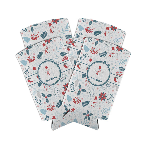 Winter Snowman 12oz Tall Can Sleeve - Set of 4 - MAIN
