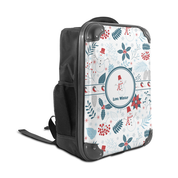 Winter Snowman 15" Backpack - ANGLE VIEW