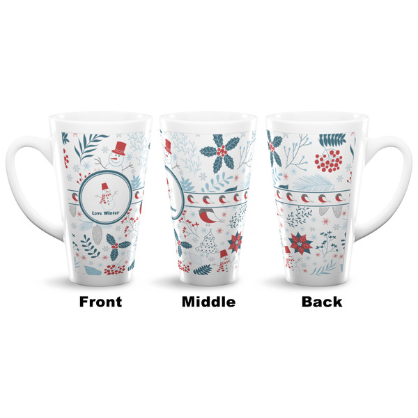 Winter Snowman 16 Oz Latte Mug - Approval